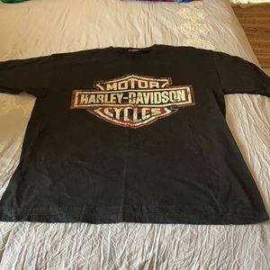 Men’s new cotton Harley Davidson graphic t shirt lg